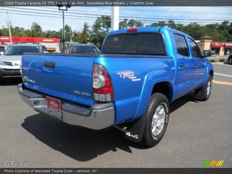Speedway Blue Metallic / Graphite Gray 2009 Toyota Tacoma V6 TRD Double Cab 4x4