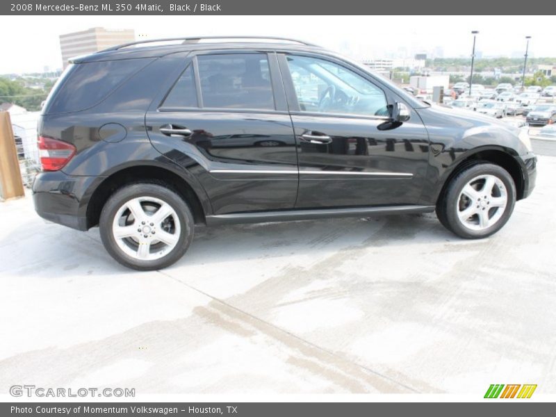 Black / Black 2008 Mercedes-Benz ML 350 4Matic