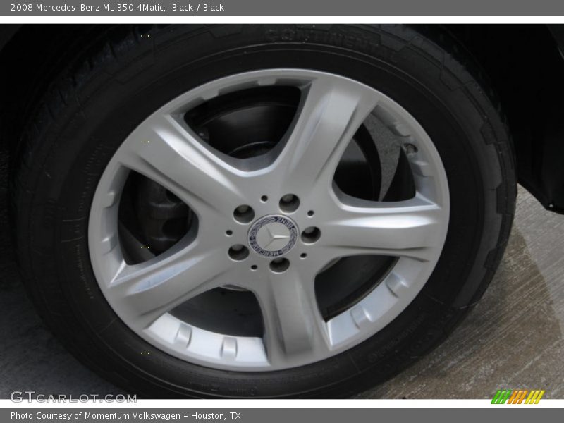 Black / Black 2008 Mercedes-Benz ML 350 4Matic