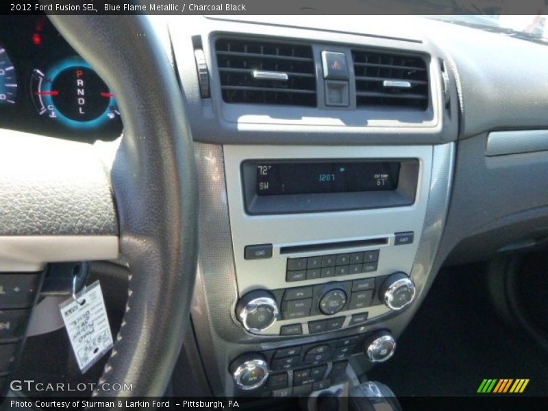 Blue Flame Metallic / Charcoal Black 2012 Ford Fusion SEL
