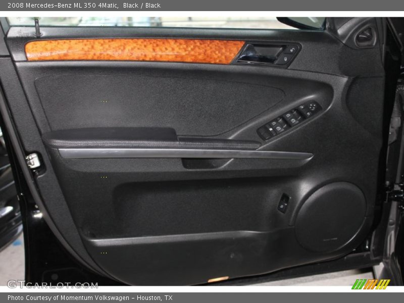 Black / Black 2008 Mercedes-Benz ML 350 4Matic