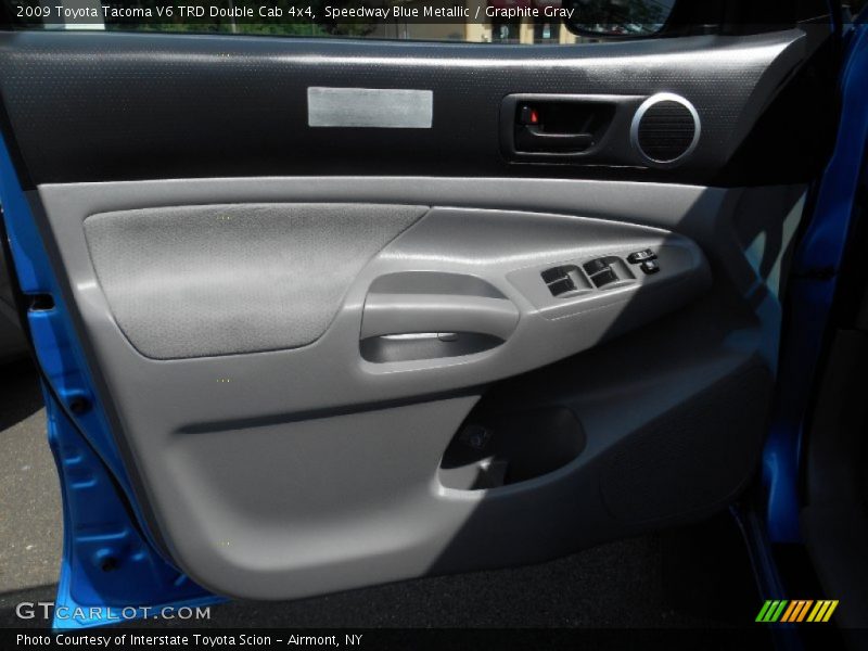 Speedway Blue Metallic / Graphite Gray 2009 Toyota Tacoma V6 TRD Double Cab 4x4