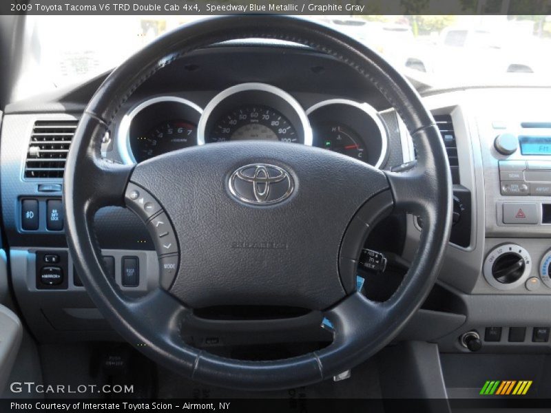 Speedway Blue Metallic / Graphite Gray 2009 Toyota Tacoma V6 TRD Double Cab 4x4