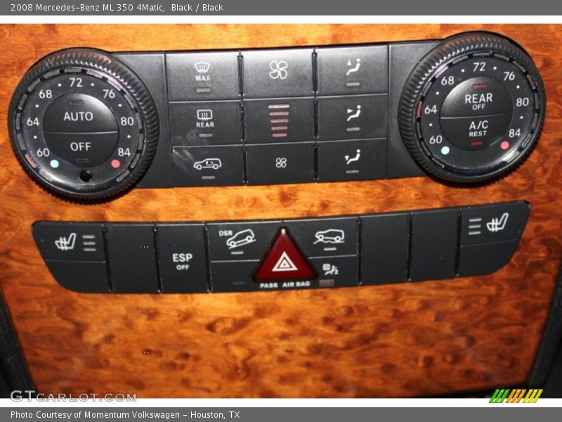 Black / Black 2008 Mercedes-Benz ML 350 4Matic