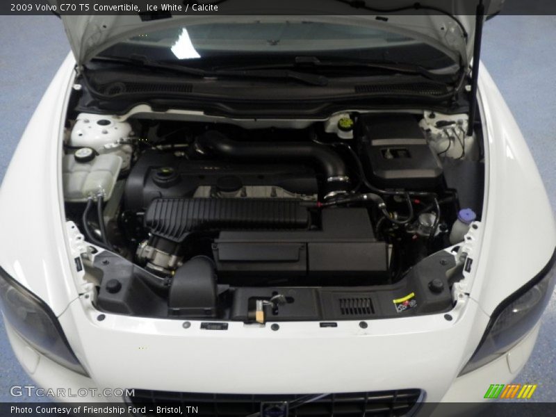 Ice White / Calcite 2009 Volvo C70 T5 Convertible