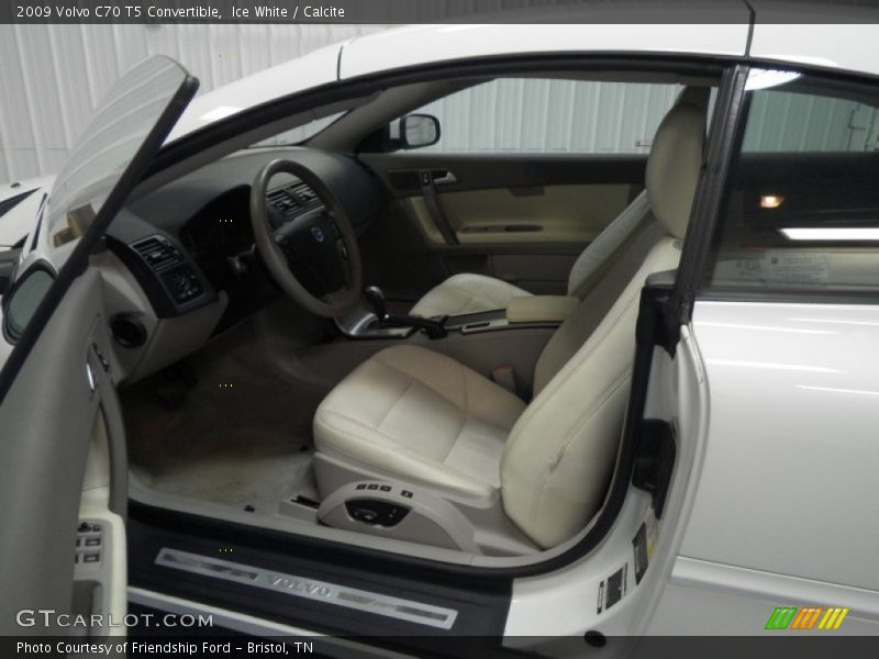 Ice White / Calcite 2009 Volvo C70 T5 Convertible