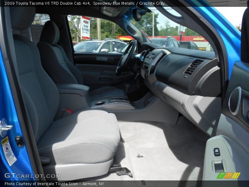 Speedway Blue Metallic / Graphite Gray 2009 Toyota Tacoma V6 TRD Double Cab 4x4