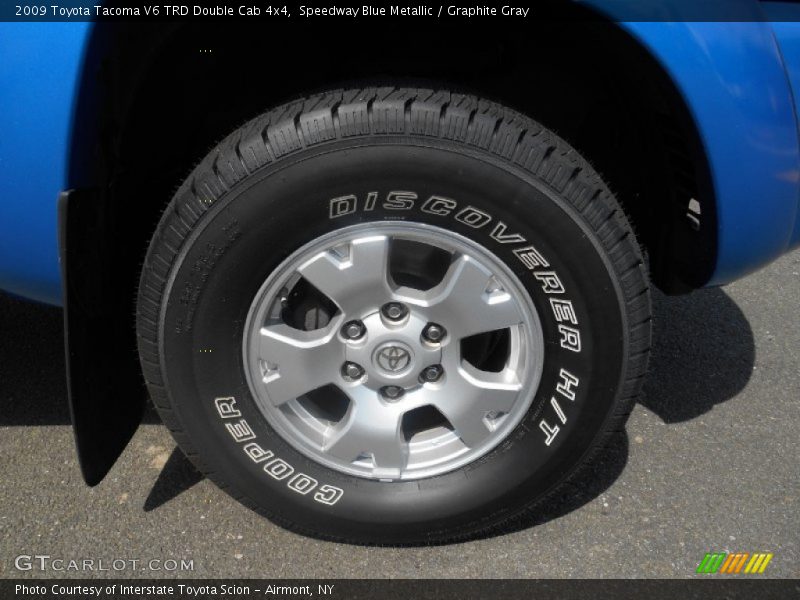 Speedway Blue Metallic / Graphite Gray 2009 Toyota Tacoma V6 TRD Double Cab 4x4