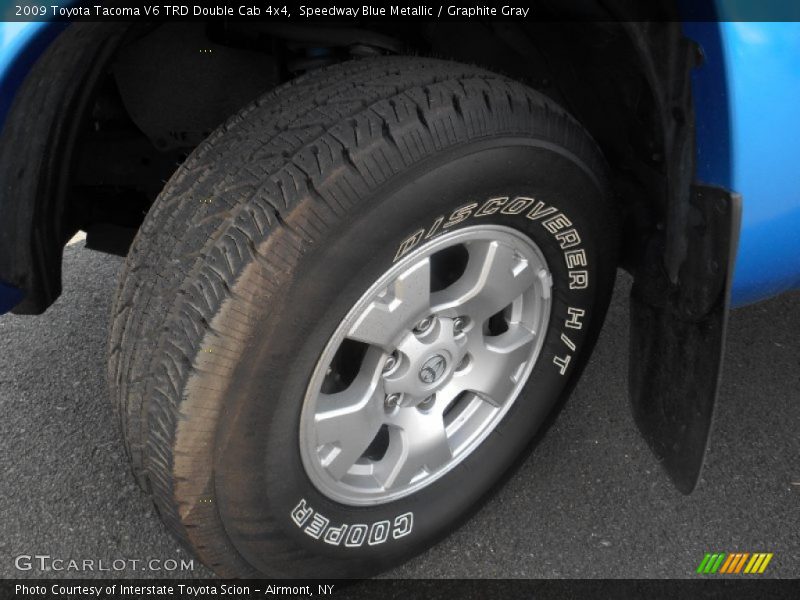 Speedway Blue Metallic / Graphite Gray 2009 Toyota Tacoma V6 TRD Double Cab 4x4