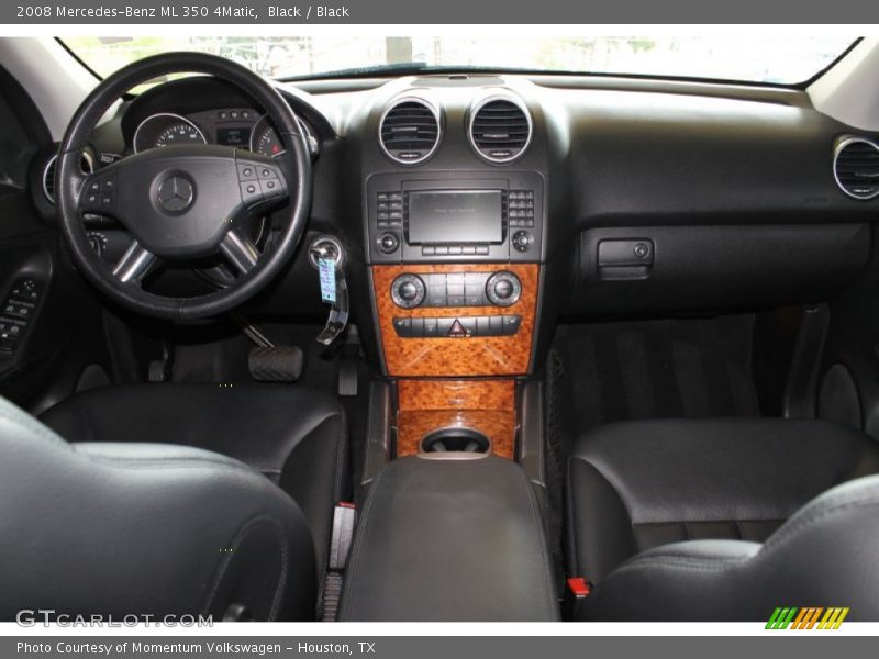 Black / Black 2008 Mercedes-Benz ML 350 4Matic