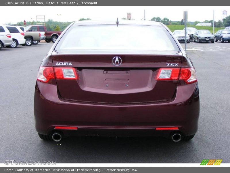 Basque Red Pearl / Parchment 2009 Acura TSX Sedan