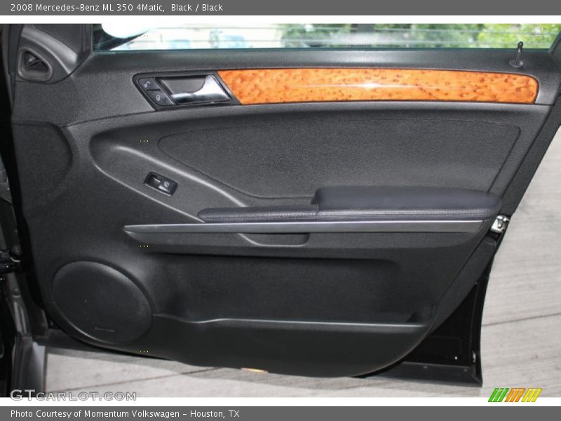 Black / Black 2008 Mercedes-Benz ML 350 4Matic