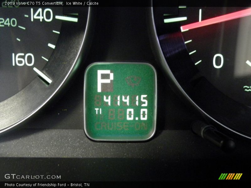 Ice White / Calcite 2009 Volvo C70 T5 Convertible