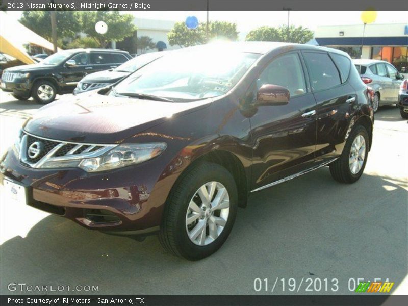 Midnight Garnet / Beige 2013 Nissan Murano S