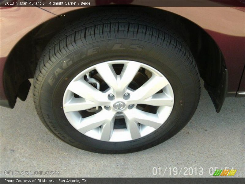 Midnight Garnet / Beige 2013 Nissan Murano S
