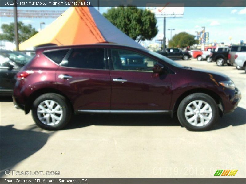 Midnight Garnet / Beige 2013 Nissan Murano S