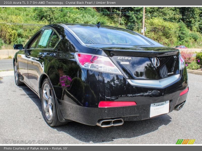 Crystal Black Pearl / Umber Brown 2010 Acura TL 3.7 SH-AWD Technology