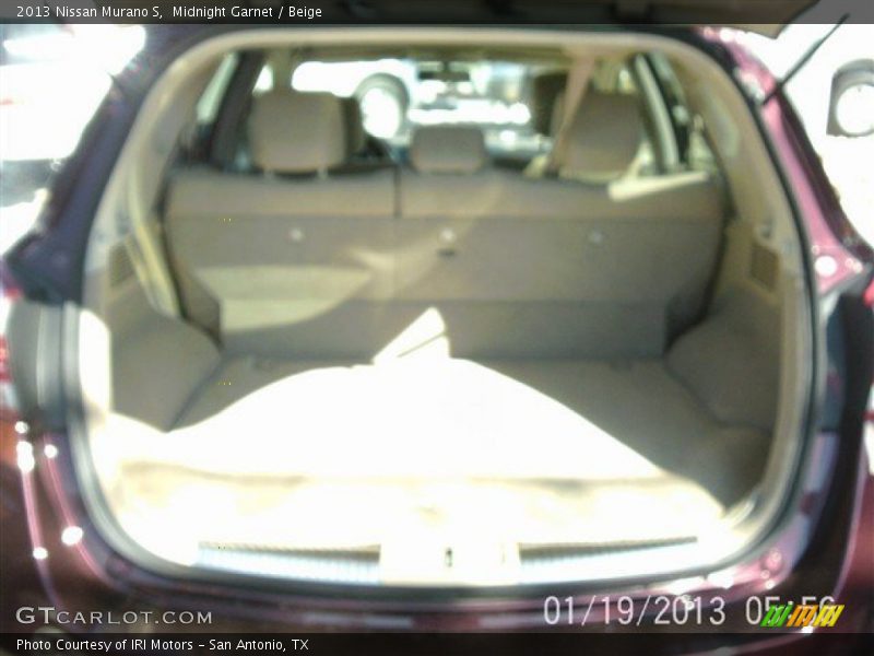 Midnight Garnet / Beige 2013 Nissan Murano S