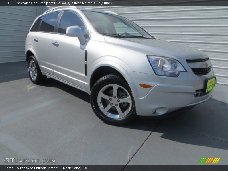Silver Ice Metallic / Black 2012 Chevrolet Captiva Sport LTZ AWD