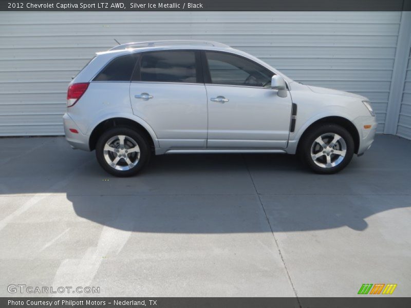 Silver Ice Metallic / Black 2012 Chevrolet Captiva Sport LTZ AWD