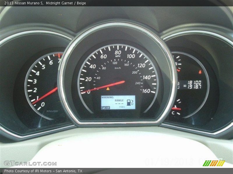 Midnight Garnet / Beige 2013 Nissan Murano S
