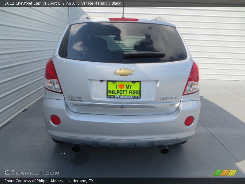 Silver Ice Metallic / Black 2012 Chevrolet Captiva Sport LTZ AWD