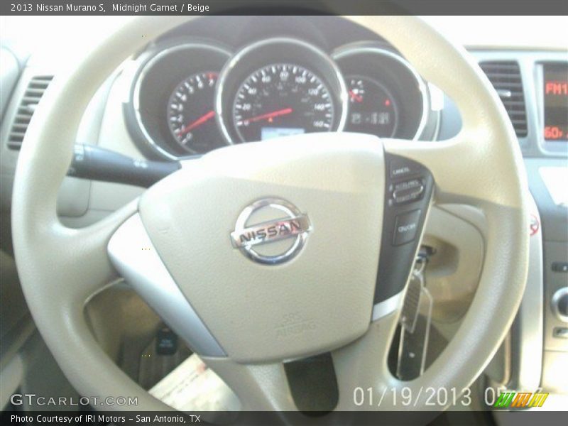 Midnight Garnet / Beige 2013 Nissan Murano S