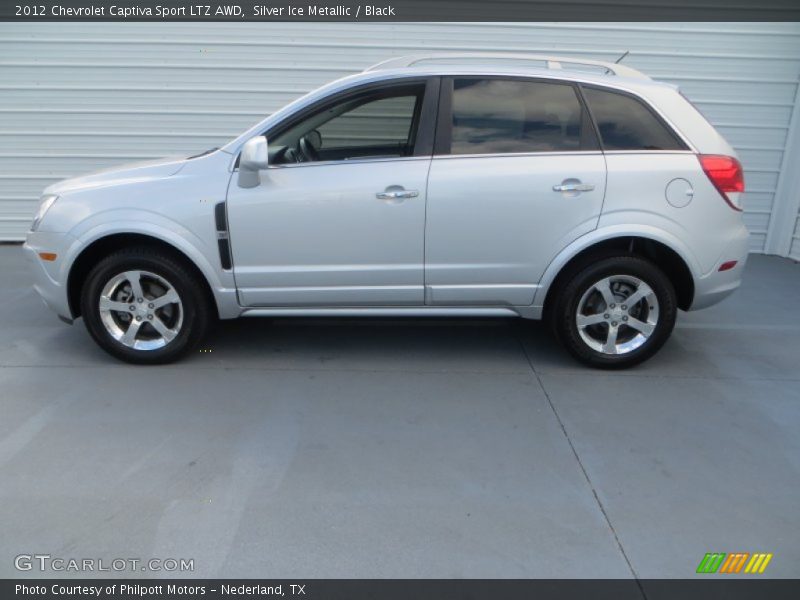 Silver Ice Metallic / Black 2012 Chevrolet Captiva Sport LTZ AWD