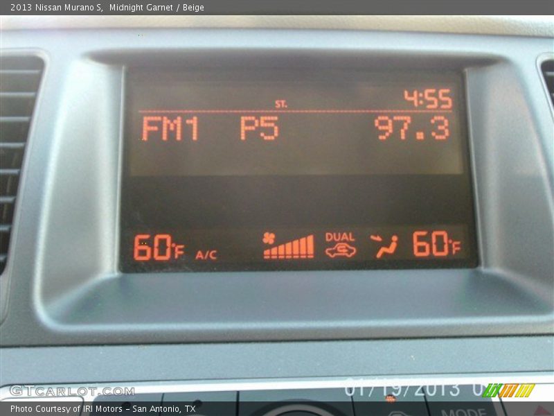 Midnight Garnet / Beige 2013 Nissan Murano S