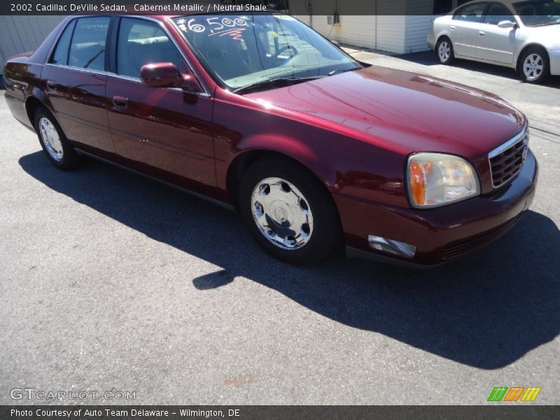 Cabernet Metallic / Neutral Shale 2002 Cadillac DeVille Sedan