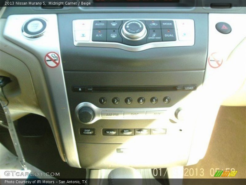 Midnight Garnet / Beige 2013 Nissan Murano S