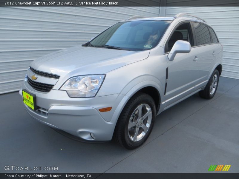 Silver Ice Metallic / Black 2012 Chevrolet Captiva Sport LTZ AWD