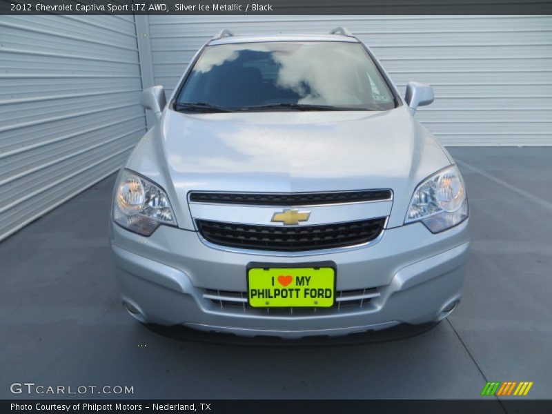 Silver Ice Metallic / Black 2012 Chevrolet Captiva Sport LTZ AWD