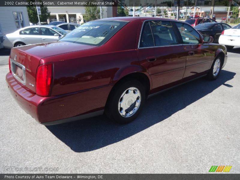 Cabernet Metallic / Neutral Shale 2002 Cadillac DeVille Sedan