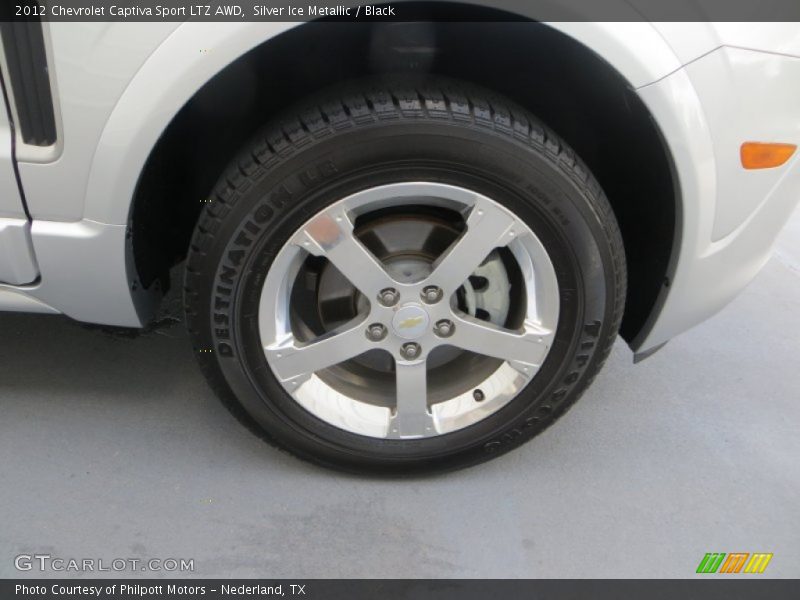 Silver Ice Metallic / Black 2012 Chevrolet Captiva Sport LTZ AWD