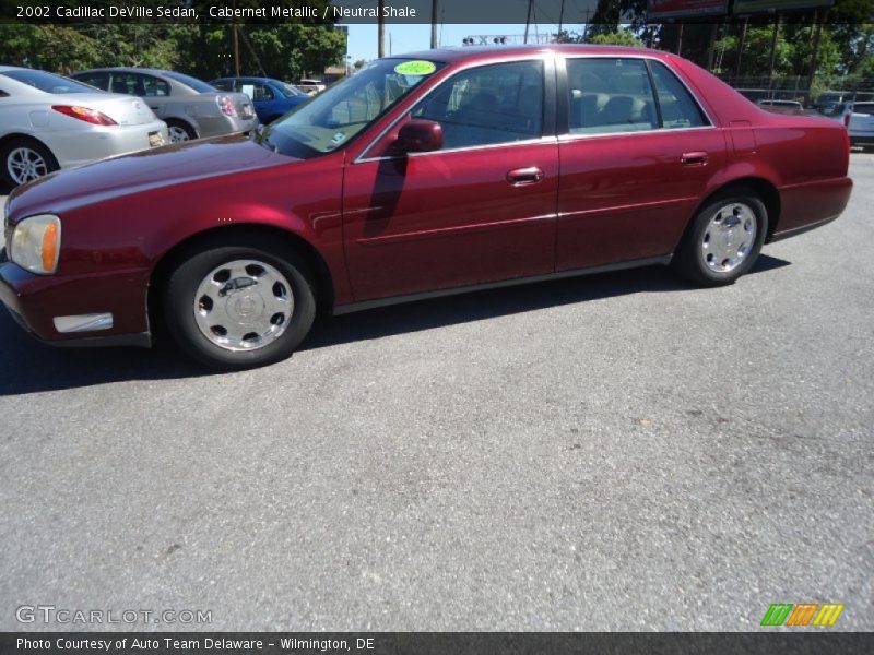 Cabernet Metallic / Neutral Shale 2002 Cadillac DeVille Sedan