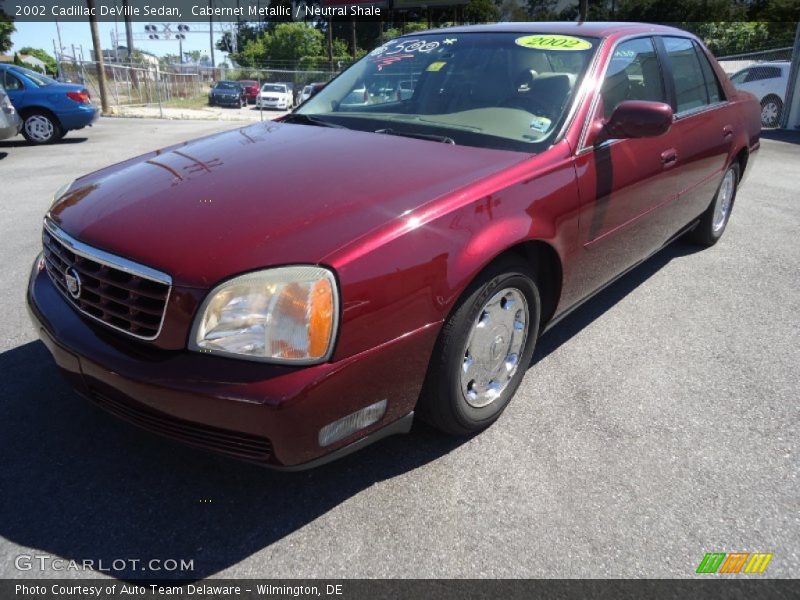 Cabernet Metallic / Neutral Shale 2002 Cadillac DeVille Sedan