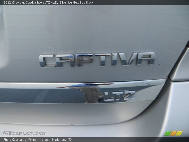 Silver Ice Metallic / Black 2012 Chevrolet Captiva Sport LTZ AWD