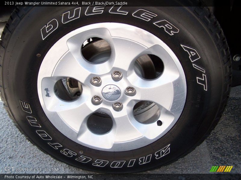 Black / Black/Dark Saddle 2013 Jeep Wrangler Unlimited Sahara 4x4