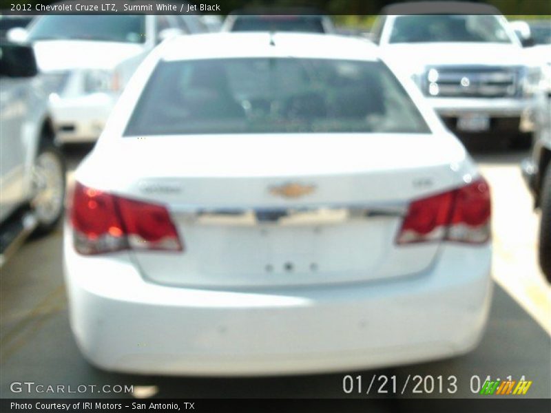 Summit White / Jet Black 2012 Chevrolet Cruze LTZ