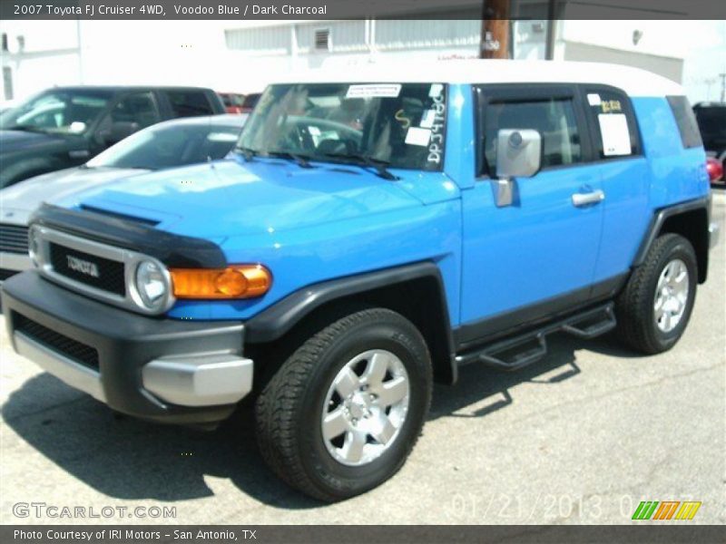 Voodoo Blue / Dark Charcoal 2007 Toyota FJ Cruiser 4WD