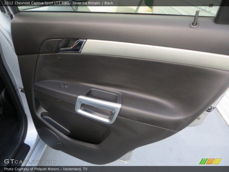 Silver Ice Metallic / Black 2012 Chevrolet Captiva Sport LTZ AWD