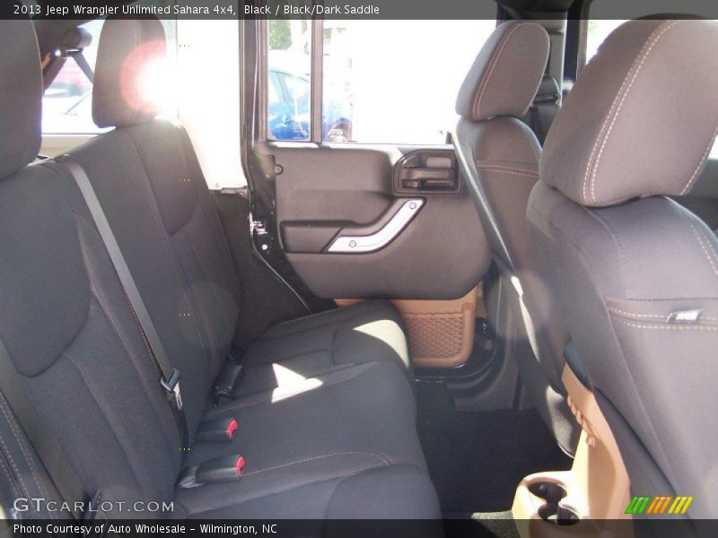 Black / Black/Dark Saddle 2013 Jeep Wrangler Unlimited Sahara 4x4