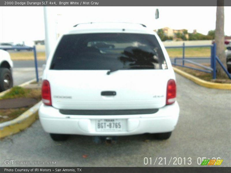 Bright White / Mist Gray 2000 Dodge Durango SLT 4x4