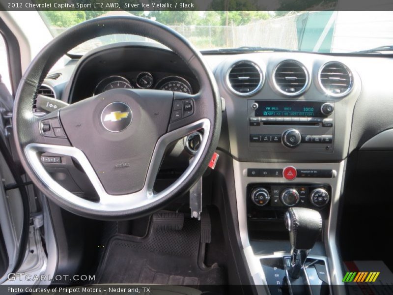 Silver Ice Metallic / Black 2012 Chevrolet Captiva Sport LTZ AWD