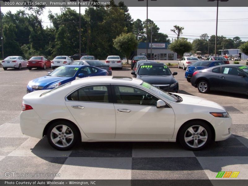 Premium White Pearl / Parchment 2010 Acura TSX Sedan