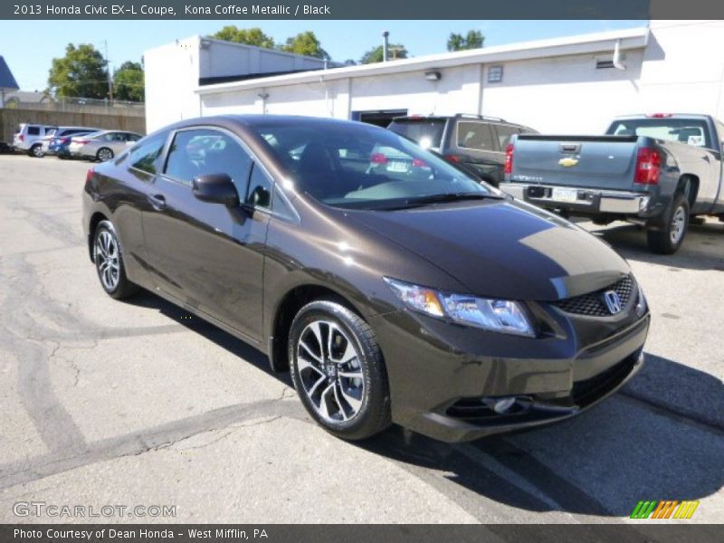 Front 3/4 View of 2013 Civic EX-L Coupe