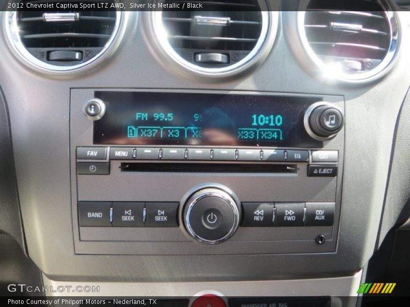 Silver Ice Metallic / Black 2012 Chevrolet Captiva Sport LTZ AWD