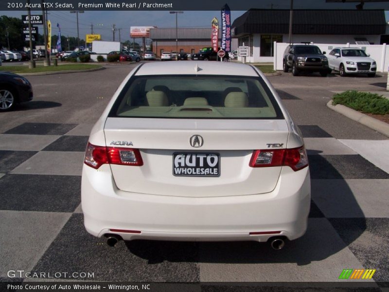 Premium White Pearl / Parchment 2010 Acura TSX Sedan