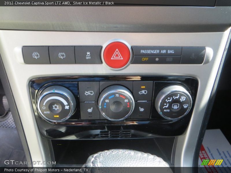 Silver Ice Metallic / Black 2012 Chevrolet Captiva Sport LTZ AWD